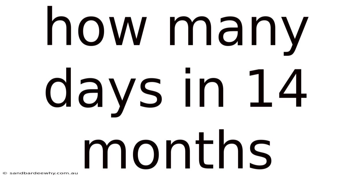 How Many Days In 14 Months