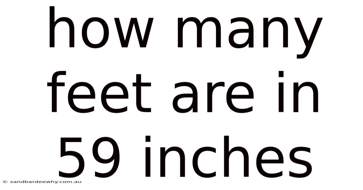 How Many Feet Are In 59 Inches