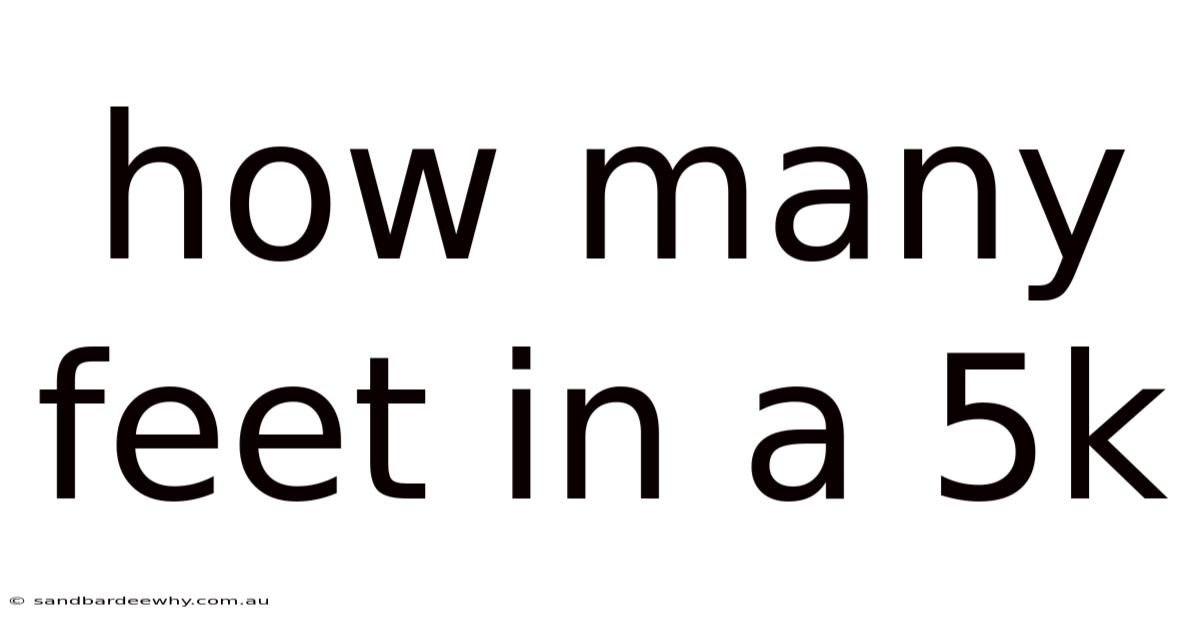 How Many Feet In A 5k