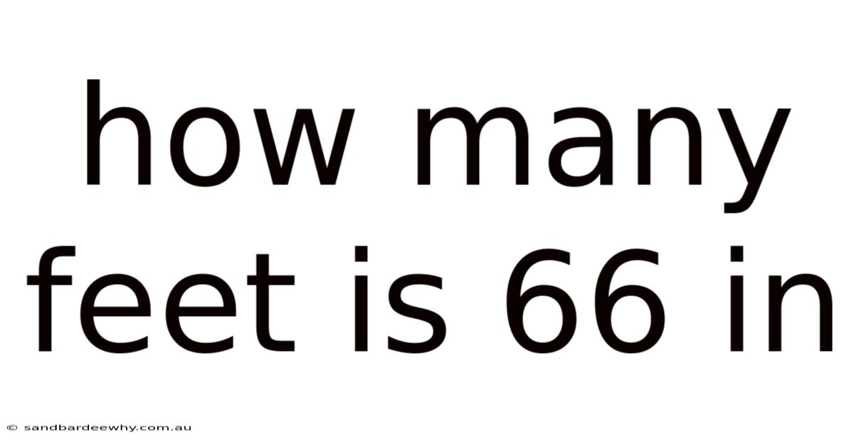 How Many Feet Is 66 In