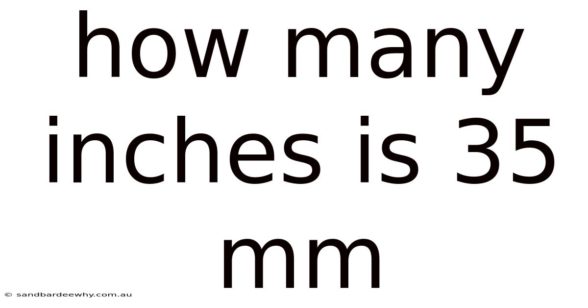 How Many Inches Is 35 Mm