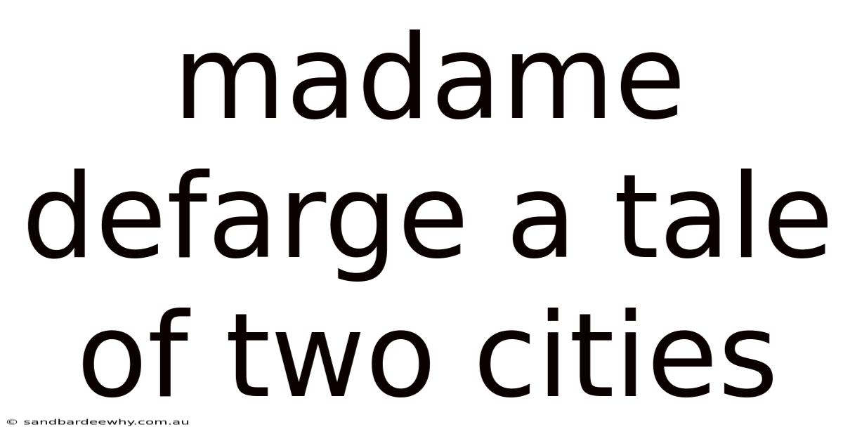 Madame Defarge A Tale Of Two Cities