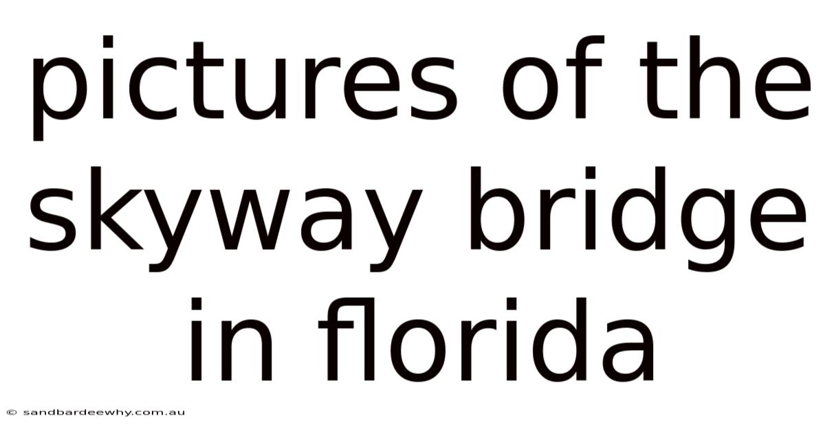 Pictures Of The Skyway Bridge In Florida