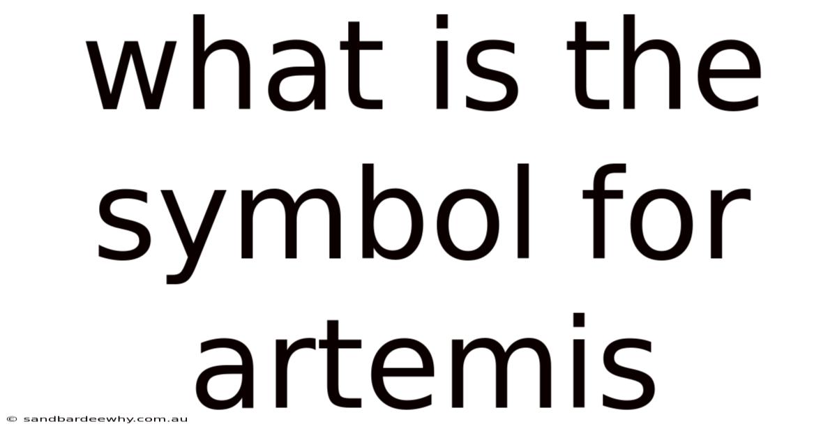 What Is The Symbol For Artemis